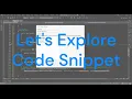 How Visual Studio Code Snippets Work