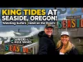 SEASIDE OREGON DURING KING TIDES Oceanfront HOTEL Restaurants Breweries WATCH The BEST Surfing