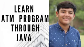 How to make ATM program through java