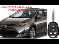 2018 TOYOTA COROLLA KEY PROGRAMMING