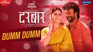 darbar hindi dumm dumm lyric video rajinikanth a r murugadoss anirudh in cinemas now