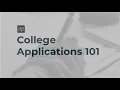 Fall 2021 College Application Info Session