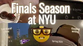 Finals Season at NYU My Last Days as a Freshman Spring 2026 Essays Midnight Brunch
