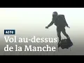 Video di Les images du vol de Francky Zapata au-dessus de la Manche