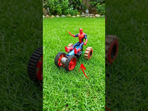 Spider-Man car at home with||#shorts #car #youtubeshorts