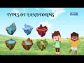 Exploring Earth s Types of Landforms A Fun Adventure for Kids Little flower