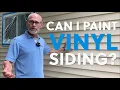Can I Paint My Vinyl Siding