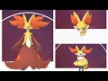 Evolving Delphox from Fennekin Braixen Evolution Pokemon Pokemon go