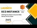 Create EC2 Instance in AWS I Run Web Server using User Data AWS EC2