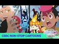 Drayton Teaches Roy Double Battles Pokemon Horizons Rising Hope Sneak Peek BBC Cartoons