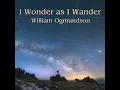 I Wonder as I Wander