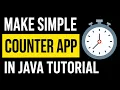 Java Counter App Mini Project GUI