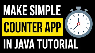 Java Counter App Mini Project GUI CodeWithMasood