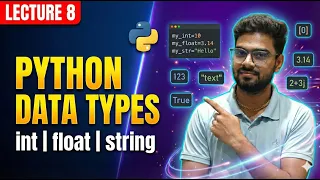 Python Data Types for Beginners int float string bool complex Indexing Explained