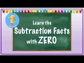 Help your students learn the subtraction facts for zero