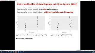R introduction scatter and bubble plot by VIB Bioinformatics Core