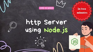 Create a HTTP Server in Node js using http module in node with source code