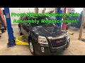 GMC Terrain front hub wheel bearing replac