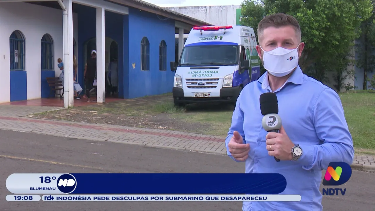 Central de monitoramento e unidade móvel são apostas para reduzir contágio em Chapecó