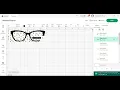 How to create a Pair eyewear topper in Cricut Design space using a seamless file