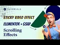 How to Automate Your s Play on Scroll with GSAP Elementor Tutorial