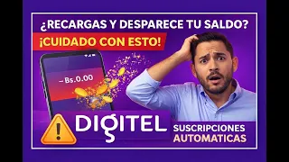 Como eliminar las suscripciones en Digitel │Las que nos roban el saldo