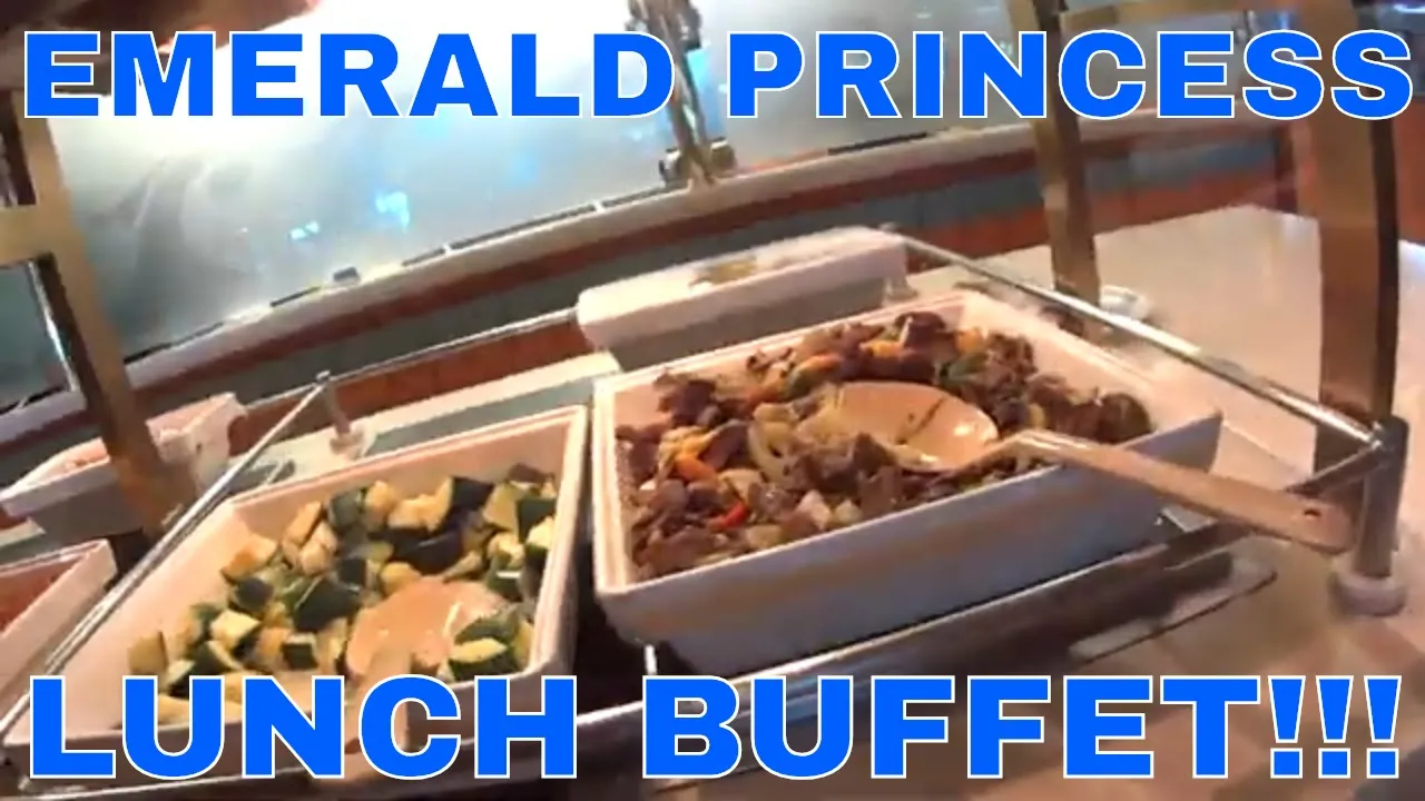 EMERALD PRINCESS CRUISE [Episode 3] DAY 1 LUNCH BUFFET AND EXPLORING THE SHIP!