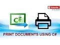 How to Print a document using C