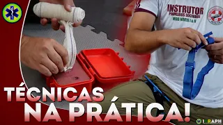 Controle de Hemorragia a nível de Primeiros Socorros | O que fazer? (Aula prática)
