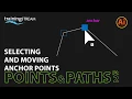How to select and move ANCHOR POINTS in Adobe Illustrator using the DIRECT SELECTION tool
