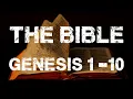 The Bible Genesis 1-10 NIV The book of Genesis Bible Bible verses for sleeping