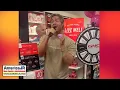 Ashley Parker Angel sings inside a GNC store in Las Vegas WOW