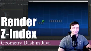 Z-Index Rendering Coding Geometry Dash in Java