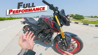Pulsar N160 SS - Performance : Top Speed | 0 to 100 | All Gears Speed | Brake Test