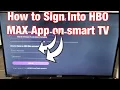 How to Sign In Log In HBO MAX App on TV