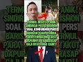 Download Lagu PEDAS!! RISMON SINDIR KONFERS PARA RELAWAN JOKOWI | TERMUL TERMUL INI SANGAT PANIK #shorts