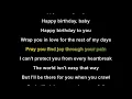 Kygo - Happy Birthday (ft. John Legend) (Karaoke version) (made by René Maréchal)