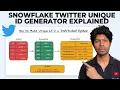 Twitter Snowflake ID Generator Unique ID Generation System Design
