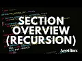 Section Overview Recursion - AP Computer Science A MasterClass