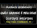 Lagu 🎤 Quão Grande é Meu Deus (PLAYBACK LEGENDADO no Piano - TOM CONTRALTO \