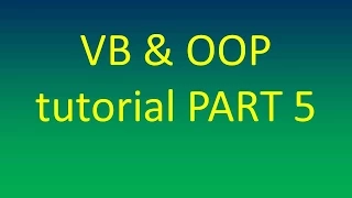 class and user define function in visual basic 2010