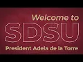 New Student Orientation Message for Freshman and Transfer Students - President de la Torre