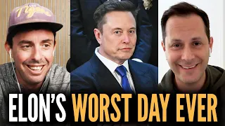 Elon's WORST Day: Baby Mamas, Spaceship Crashes, Stock Tanks, DOGE Embarrassments & More!