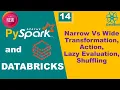 PySpark - Narrow and Wide Transformation Action Lazy Evaluation Shuffling