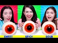 Download Lagu ASMR Sweet vs Spicy vs Sour Food Challenge By LiLibu #3