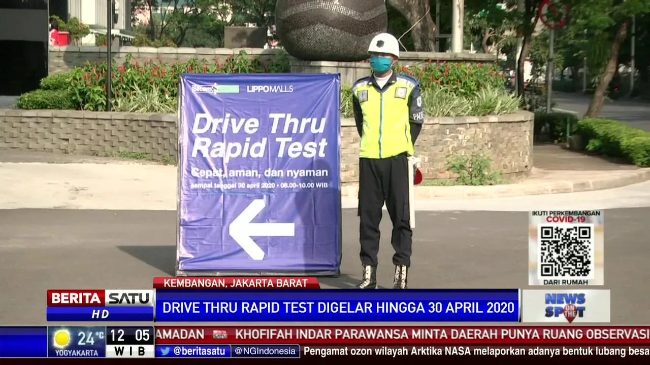 BEGINILAH PROSES PCR SWAB TEST DRIVE THRU DI MAYAPADA HOSPITAL LEBAK BULUS JAKARTA SELATAN. 