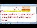 How to spell amount to words in excel formula indian rupees Format Spellamount B9 Hindi