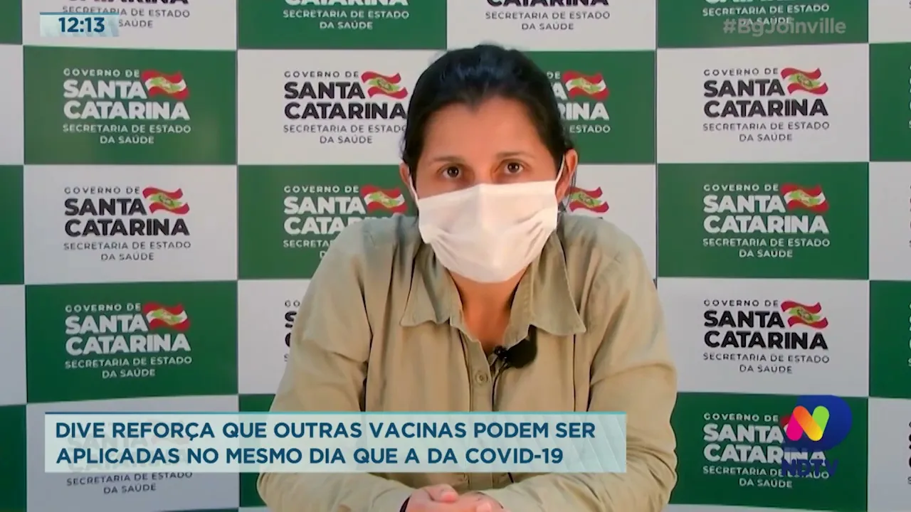 DIVE reforça que outras vacinas podem ser aplicadas no mesmo dia que a da Covid-19