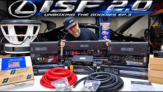 Unboxing all the goodies! Amps, DSP, Door Speakers and more! Lexus ISF Sound System Rebuild | ep.3