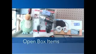 Harbor Freight Solar panel and other Open Box items